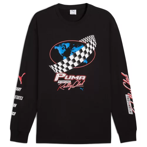 PUMA GRAPHICS Moto Relaxed LS Tee