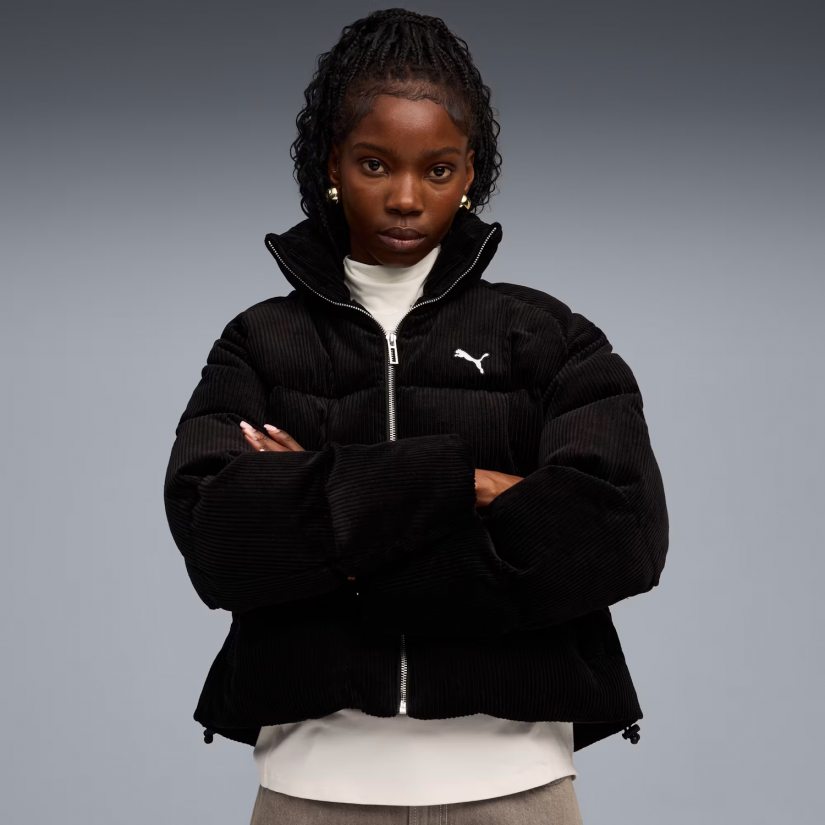 Corduroy Puffer Jacket