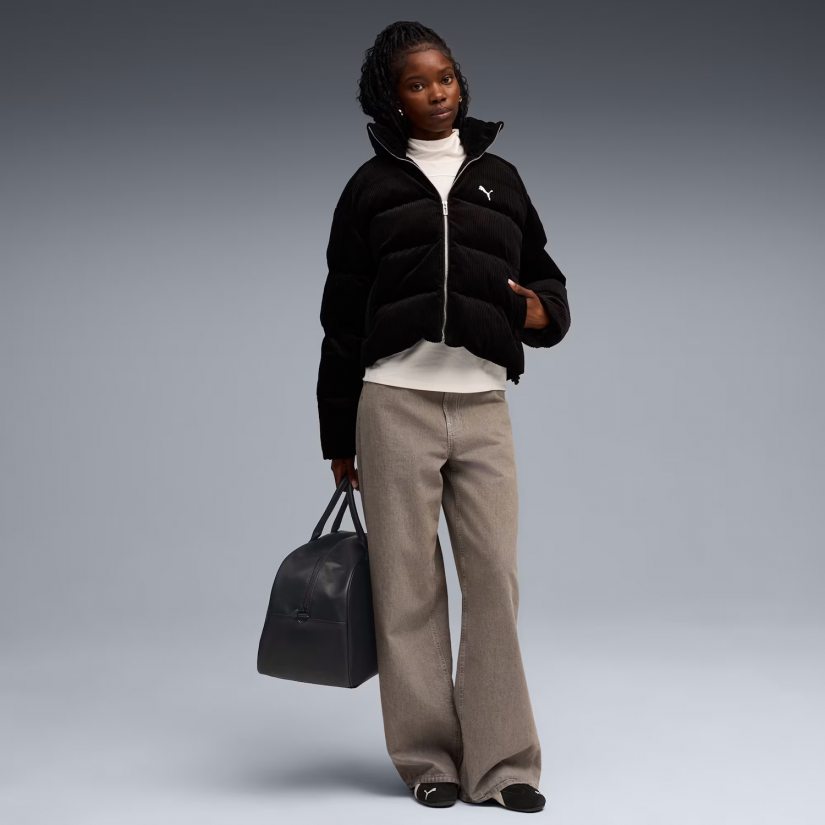 Corduroy Puffer Jacket