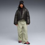 Shiny Hooded Padded Jacket