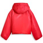 Shiny Hooded Padded Jacket