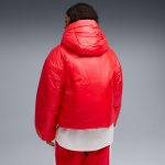 Shiny Hooded Padded Jacket
