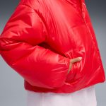 Shiny Hooded Padded Jacket