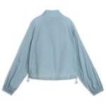 HER RELAXED FULL-ZIP WOVEN J