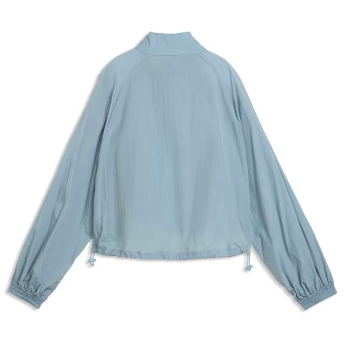 PUMA HER RELAXED FULL-ZIP WOVEN J