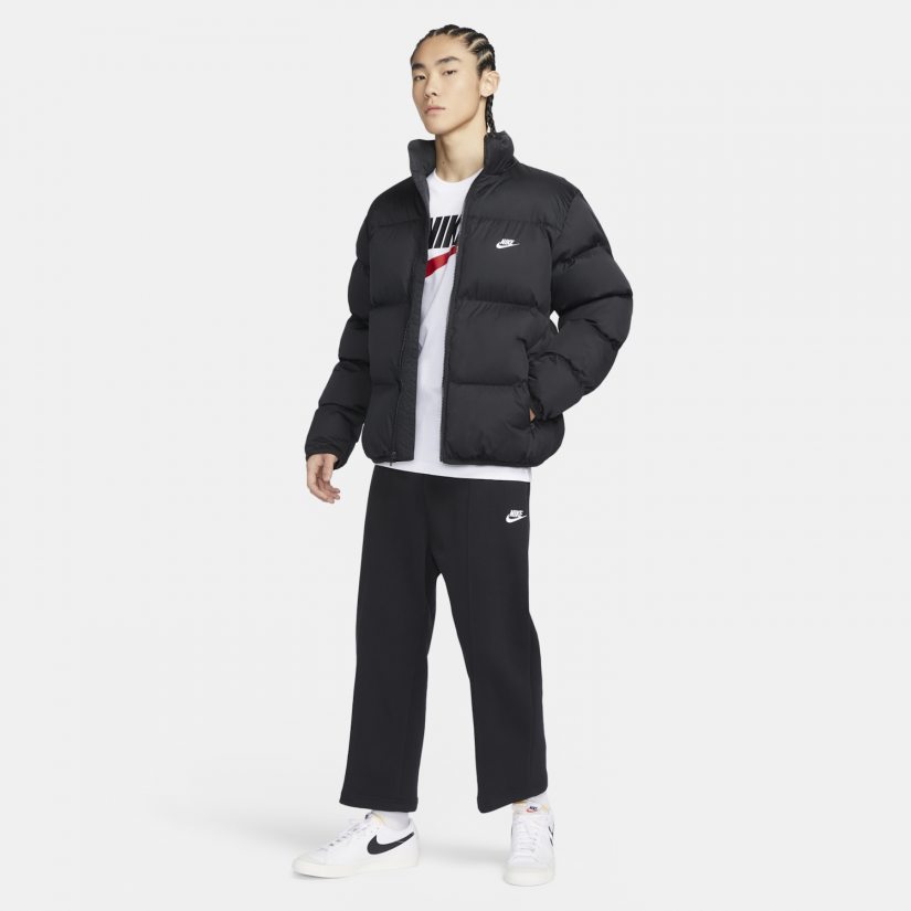 Mens nike black puffer jacket online