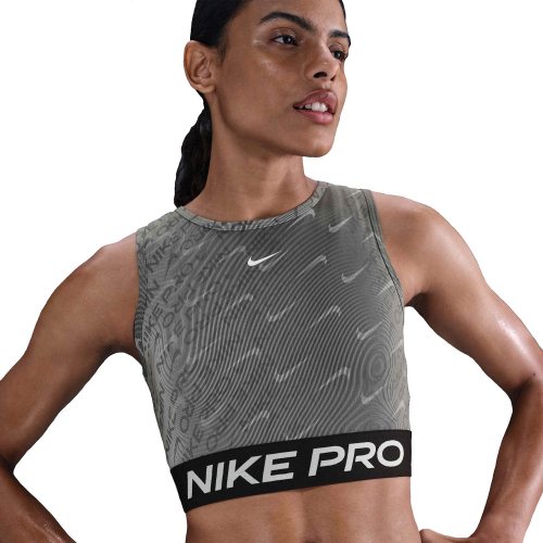 Nike W NP DF CROP TANK AOP