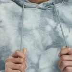 NATURAL DYE KNIT TWO TONE BACK VECTOR HOODIE