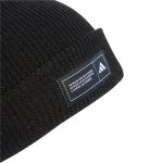 ESS BEANIE CUFF BLACK/WHITE