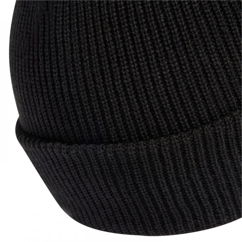 ESS BEANIE CUFF BLACK/WHITE