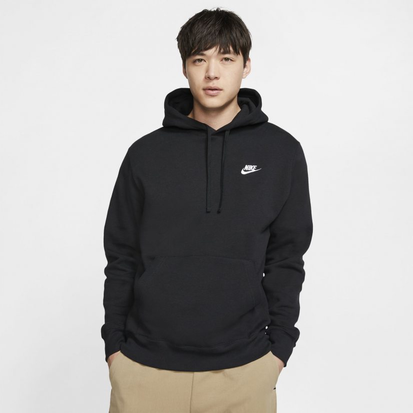 nike nsw club pullover hoodie